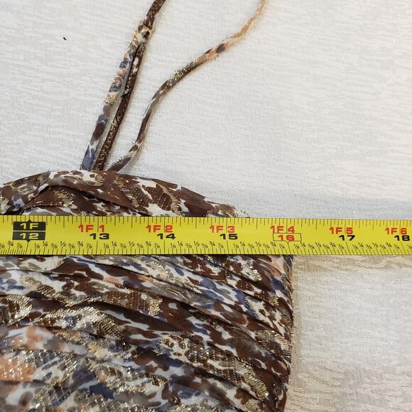 BCBG Silk Blend Empire waist babydoll y2k vibes Fairy Grunge Whimsigoth - Picture 5 of 9